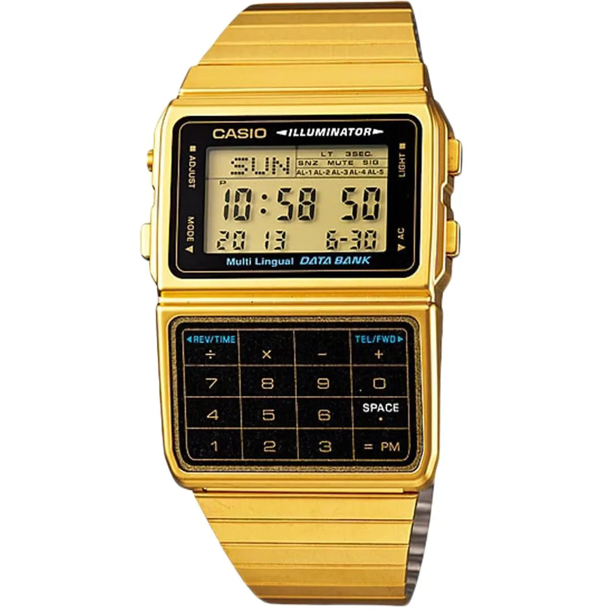 Montre unisexe casio databank calculator gold s723308453. Chez Diaytar, nous célébrons l'innovation sous toutes ses formes, des produits high-tech les plus fous aux objets maison les plus malins.