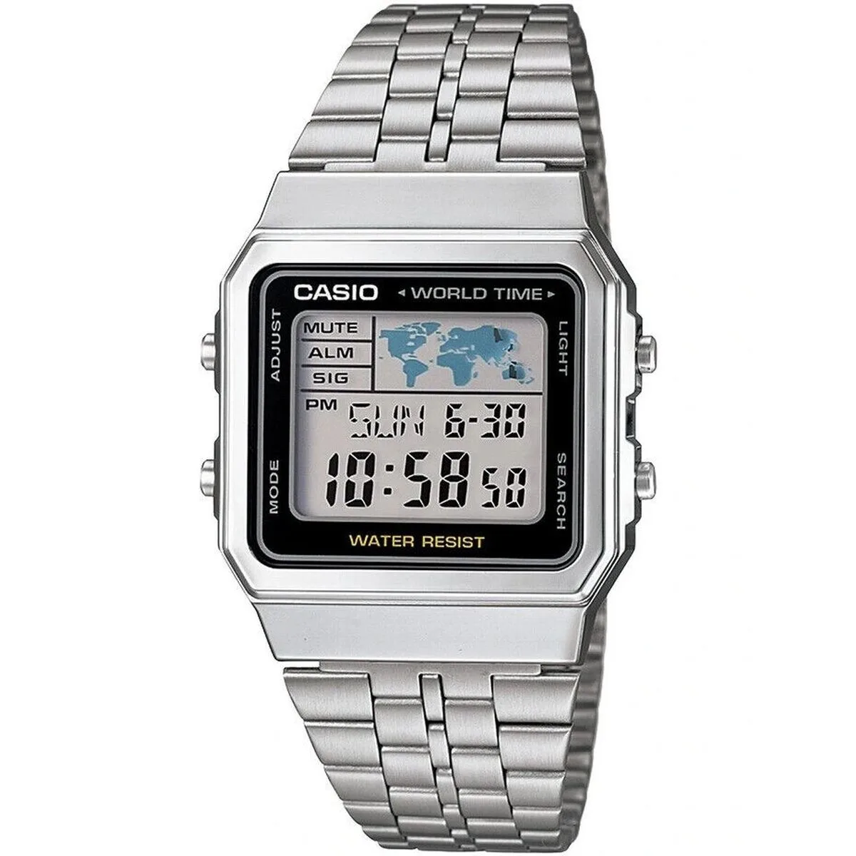 Montre unisexe casio vintage noir argente o 34 mm s723343058. Du salon à la chambre, Diaytar habille votre intérieur avec élégance.