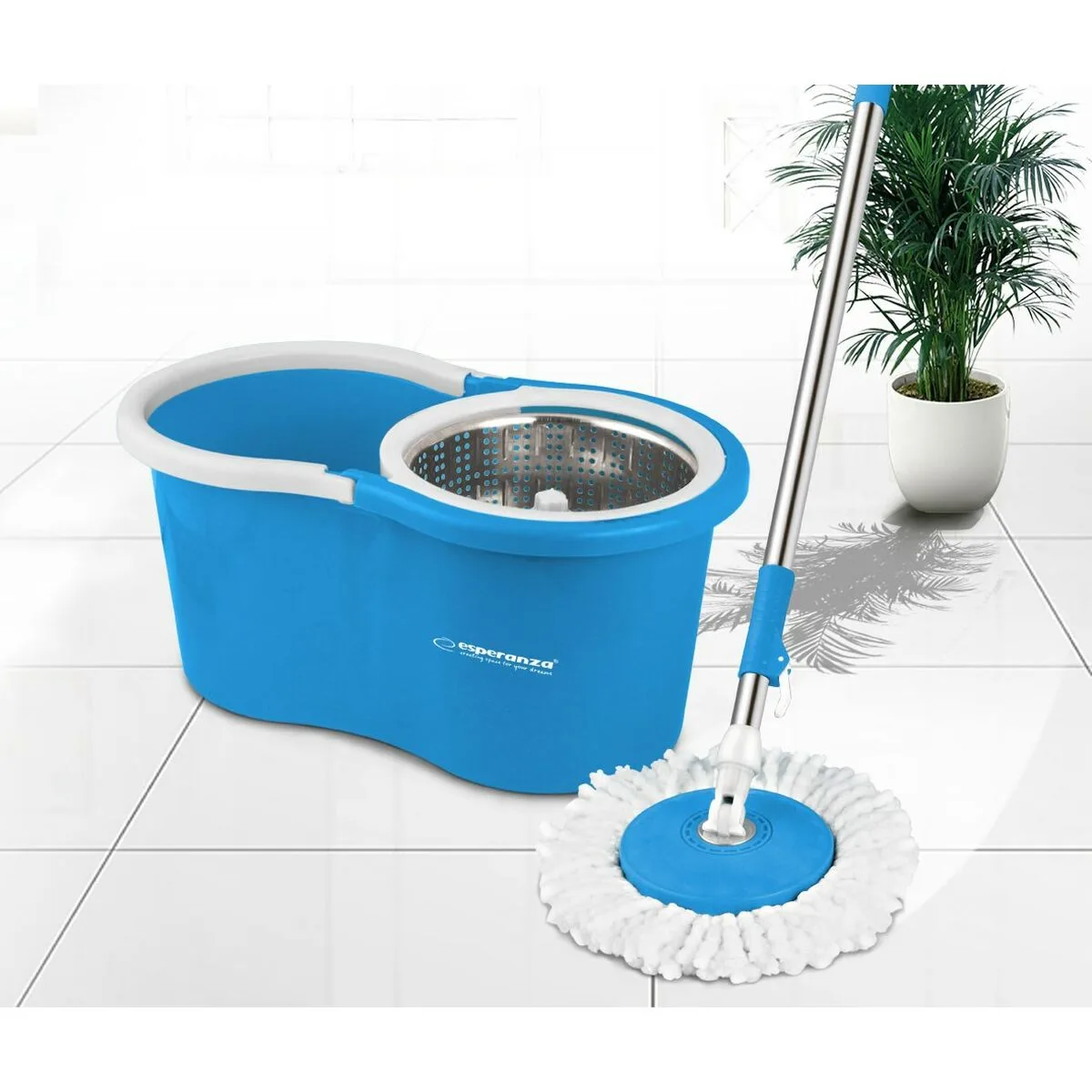 Mop with bucket esperanza ehs006 bleu blanc microfibre s914894557. Diaytar s'adresse à tous ceux qui considèrent que le choix d'un produit, même basique, est une expression de leur personnalité