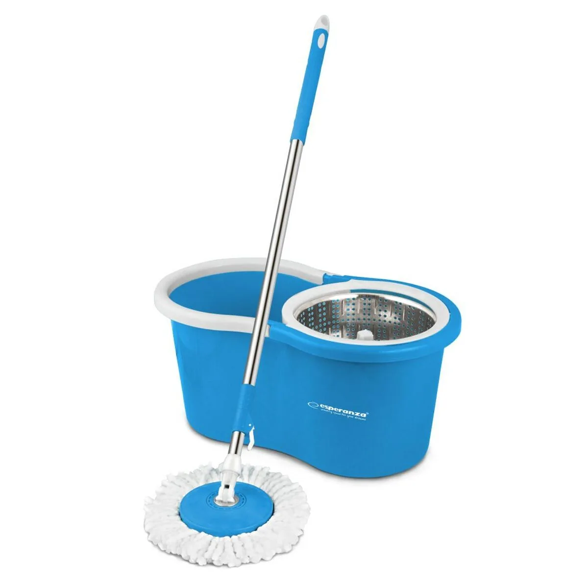 Mop with bucket esperanza ehs006 bleu blanc microfibre s914894593. Chez Diaytar, chaque visite est l'occasion de découvrir un nouveau produit génial, qu'il soit électronique ou domestique