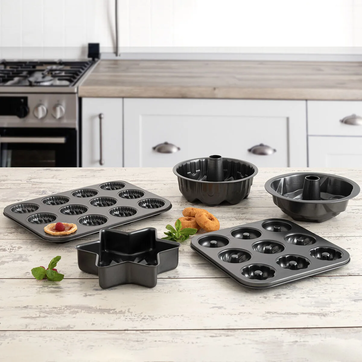 Moule a patisserie quid sweet grey gris metal 21 x 5 cm 12 unites s271228759. Élargissez vos horizons avec Diaytar, le hub de tous les produits qui comptent vraiment dans votre vie de tous les jours