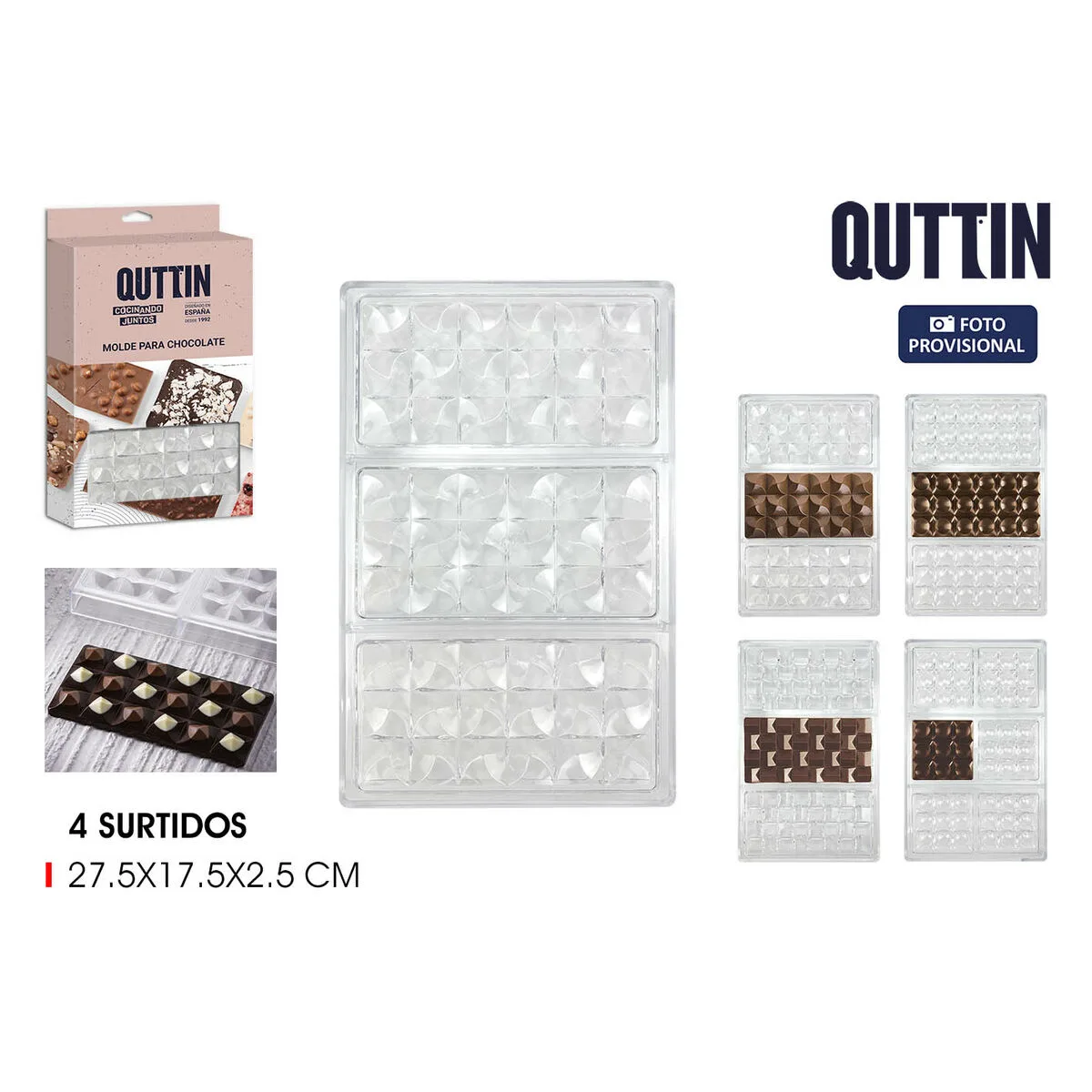 Moule a patisserie quttin chocolate 27 5 x 17 5 x 2 5 cm 12 unites s223642695. Diaytar a été pensé pour les multitâches, les exigeants, les pressés, les rêveurs... En somme, pour vous.