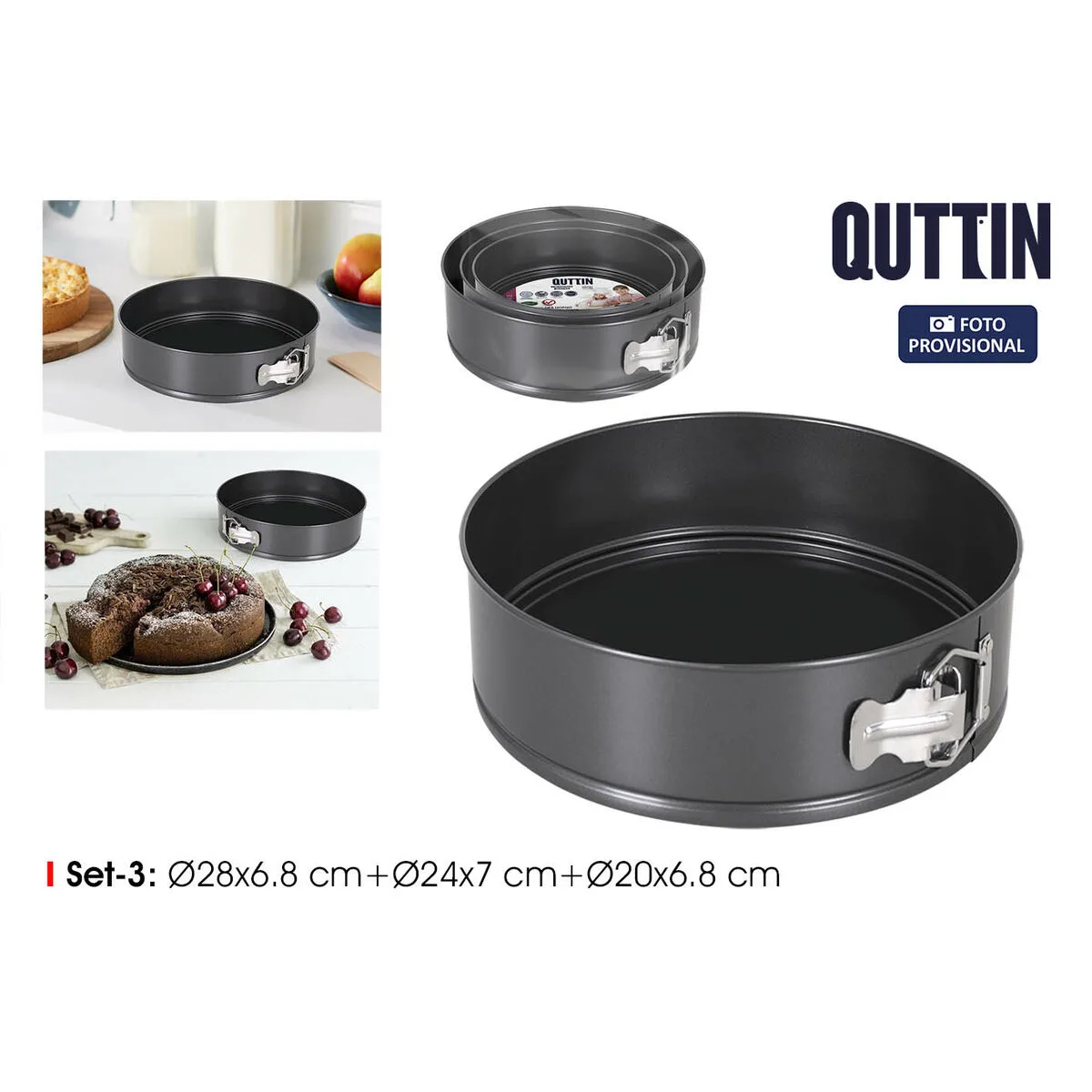 Moule amovible quttin noir 24 x 7 28 x 6 8 cm 3 pieces 6 unites s223901239. Diaytar a été imaginé pour les acheteurs avisés qui recherchent autant la performance que le design dans leurs produits