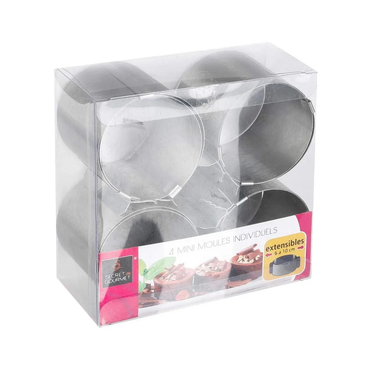 Moule de placage secret de gourmet argente acier inoxydable s790465129. Tendance, confort et qualité : la trilogie gagnante de Diaytar Mode.