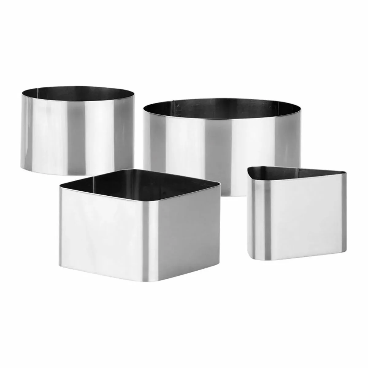 Moule de placage tescoma grandchef gris metal acier inoxydable 4 unites s792499197. Nous sommes Diaytar, les architectes de votre espace de vie en ligne, meublé avec les meilleurs produits du moment
