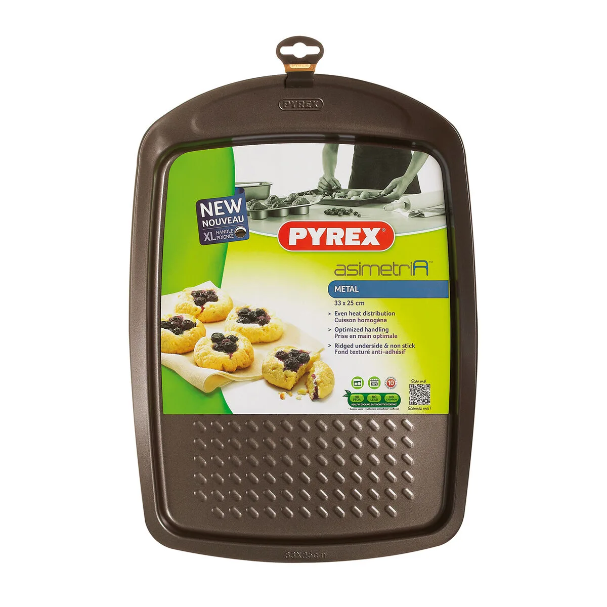 Moule pour four pyrex asimetria rectangulaire noir metal 33 x 25 cm 6 unites s270695155. Diaytar, une vision du shopping en ligne où chaque catégorie de produits, de la high-tech au généraliste, est traitée avec excellence