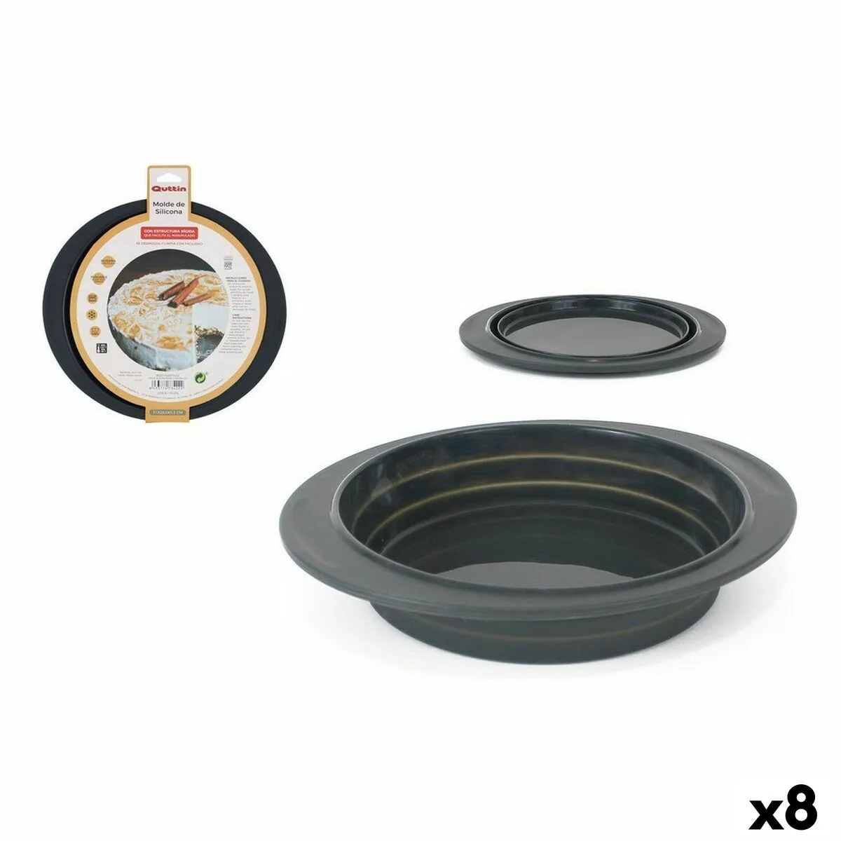 Moule pour four quttin silicone rigide 31 x 28 5 x 5 3 cm 8 unites s223034910. Diaytar, une boutique en ligne qui défie les catégories traditionnelles en mêlant produits high-tech, maison et lifestyle avec brio