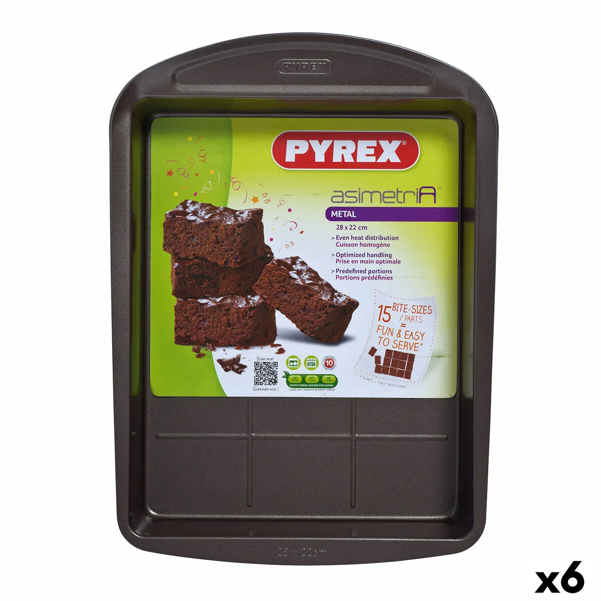 Moule rectangulaire pyrex asimetria noir metal 28 x 22 cm rectangulaire 6 unites s270697988. Nous avons bâti Diaytar sur la conviction qu'un produit génial n'a pas de prix, mais devrait avoir un prix accessible.