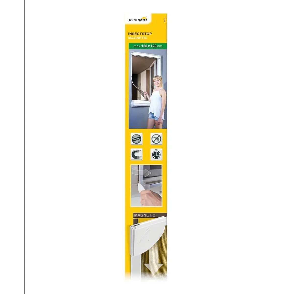 Moustiquaire schellenberg magnetique avec cadre fibre de verre blanc 100 x 120 cm s790457310. Diaytar Home : Créez l'atmosphère parfaite dans chaque pièce de votre maison.