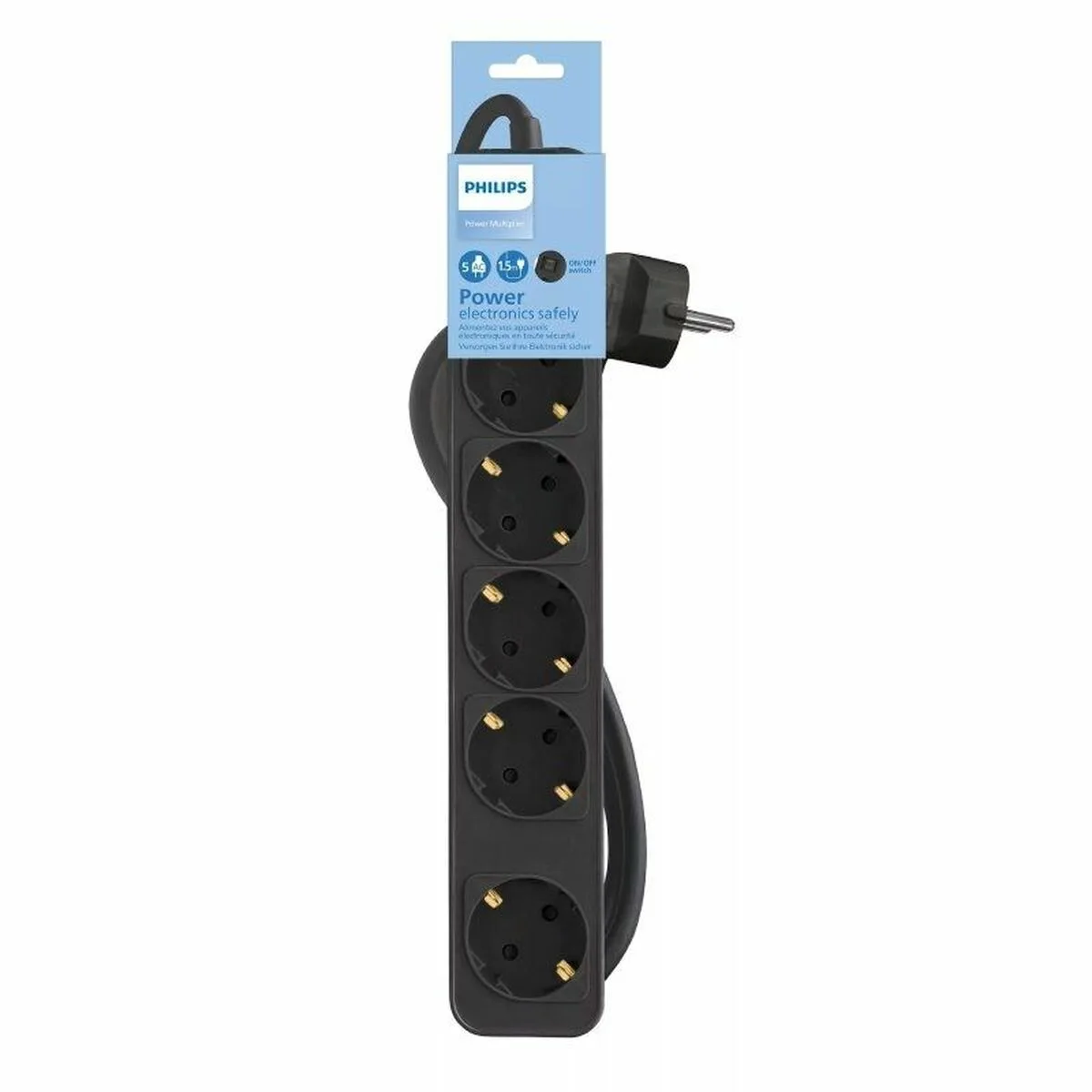 Multiprise 5 prises avec interrupteur philips chp2154b 10 1 5 m s990588943. Transformez votre intérieur avec les produits déco Diaytar !