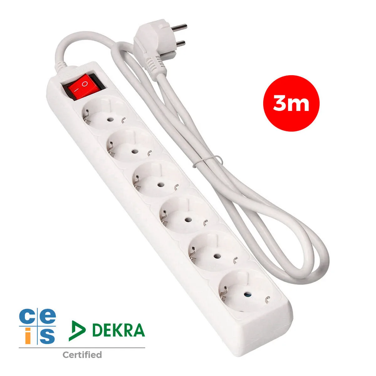 Multiprise 6 prises avec interrupteur edm 41046 schuko 3 m s791576129. Diaytar : Votre guide shopping pour une sélection exigeante de produits tendance, technologiques et domestiques