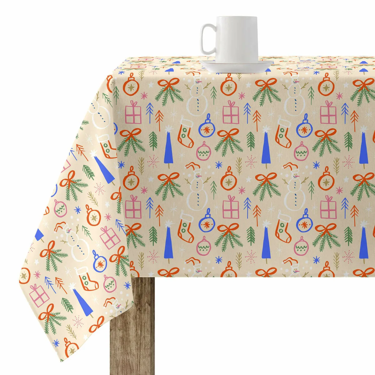 Nappe antitache belum merry christmas 41 multicouleur 100 x 150 cm s980448623. Du salon à la chambre, Diaytar habille votre intérieur avec élégance.
