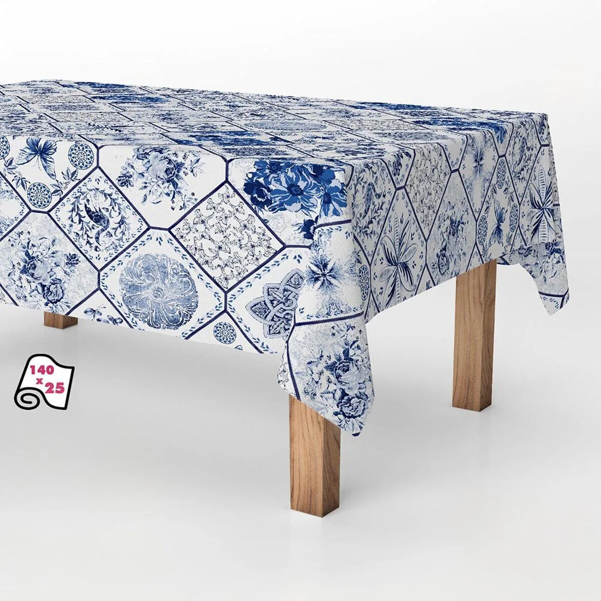 Nappe en rouleau exma antitaches bleu ceramique 140 cm x 25 m s792159567. Exprimez votre personnalité avec les accessoires tendance de Diaytar.