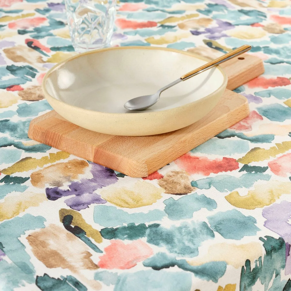 Nappe enduite antitache belum 0120 365 multicouleur 150 x 150 cm s980492952. Diaytar Home : Créez l'atmosphère parfaite dans chaque pièce de votre maison.