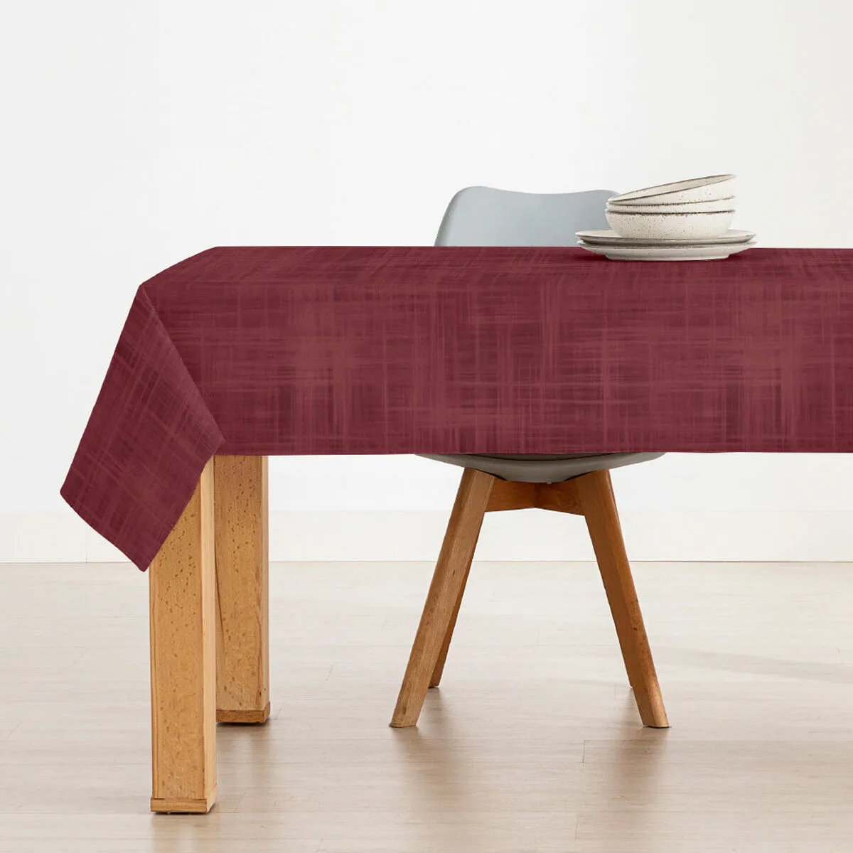 Nappe enduite antitache belum bordeaux 100 x 150 cm s980215585. Bienvenue dans l'ère du shopping conscient. Diaytar privilégie des produits avec une éthique et un impact positif.
