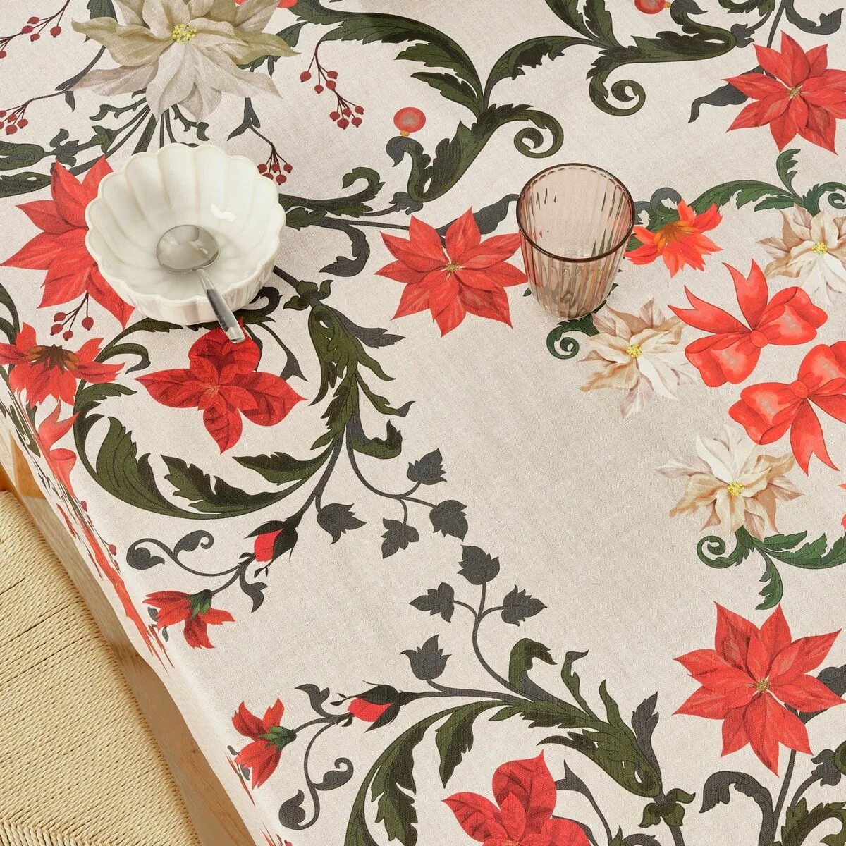 Nappe enduite antitache belum christmas symetric rouge vert lin 300 x 150 cm s980222977. Diaytar, c'est le sismographe des tendances : nous captons les vibrations du marché pour vous offrir le meilleur.
