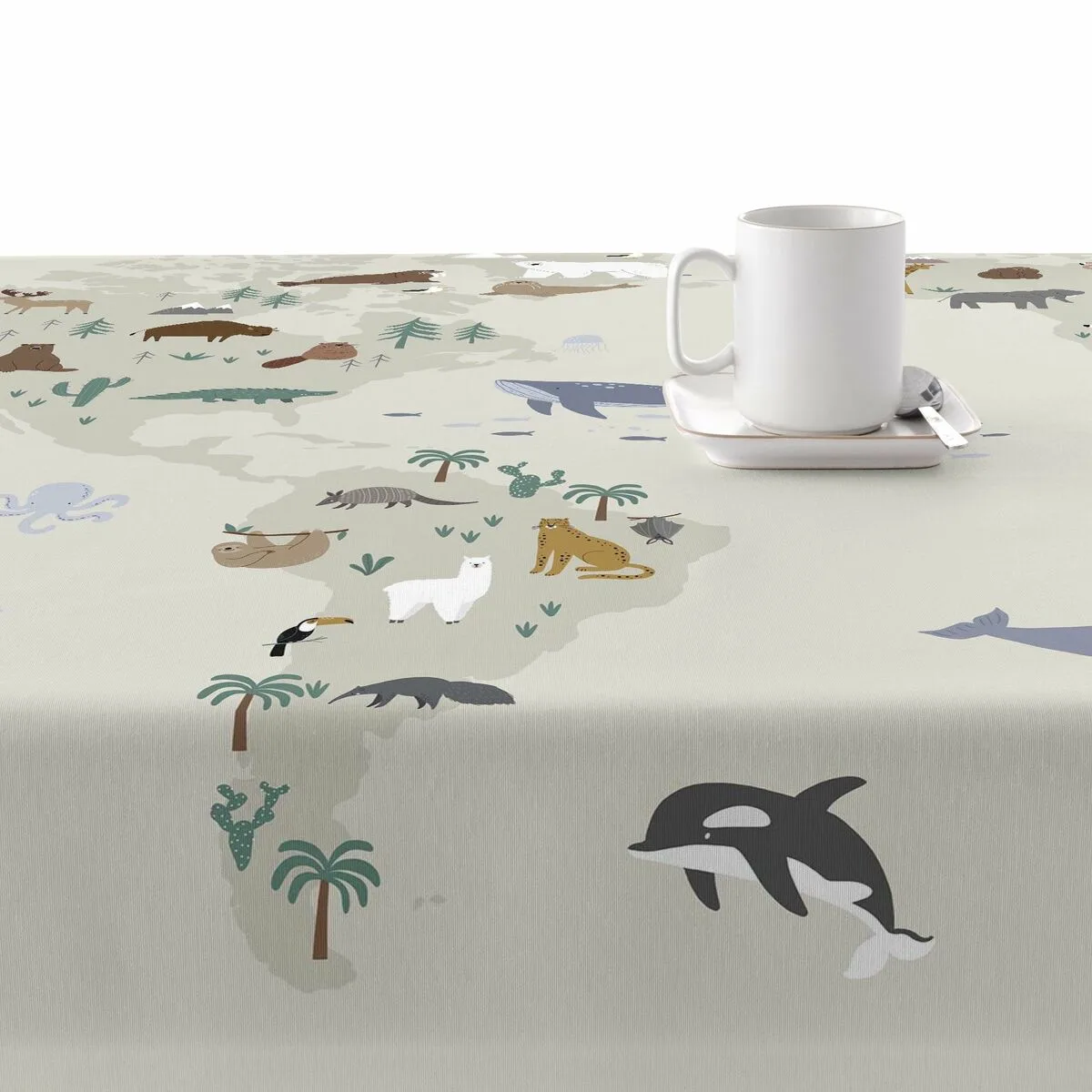 Nappe enduite antitache belum maui multicouleur 150 x 150 cm s980832961. Diaytar : Votre portail vers un monde de produits où la frontière entre l'essentiel et le superflu devient délicieusement floue
