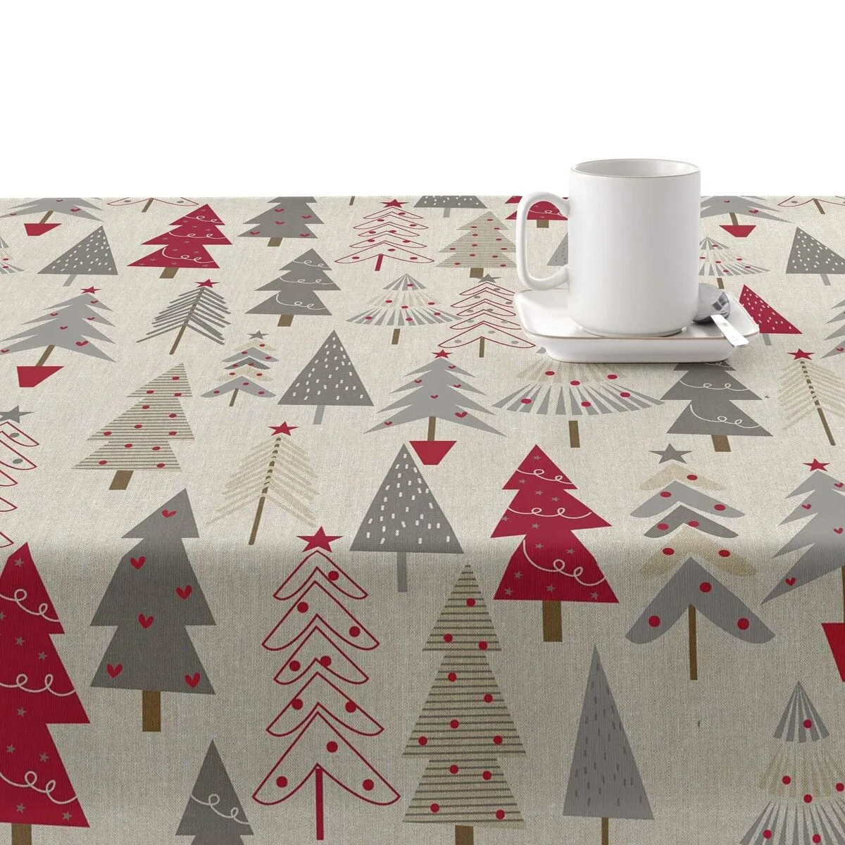 Nappe enduite antitache belum merry christmas multicouleur 100 x 180 cm s980283630. Diaytar, c'est le compagnon des visionnaires, de ceux qui achètent aujourd'hui les produits qui seront incontournables demain.