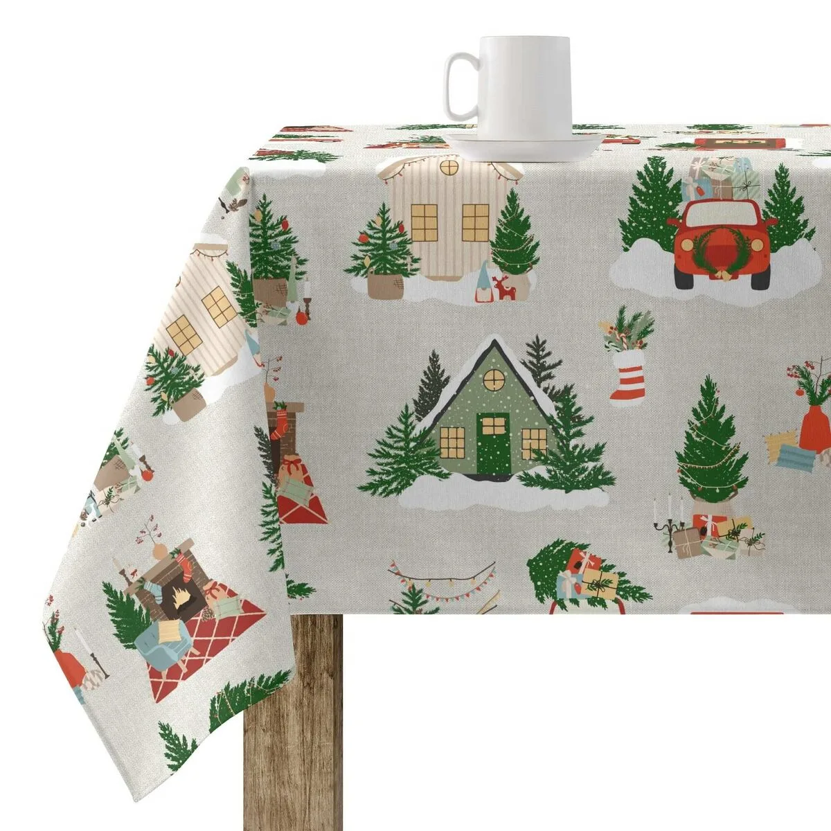 Nappe enduite antitache belum merry christmas multicouleur 200 x 150 cm s980262254. Diaytar incarne le nouveau visage du e-commerce : agile, éclectique et profondément ancré dans les tendances du moment