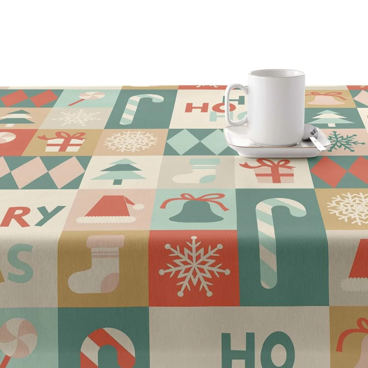 Nappe enduite antitache belum merry christmas multicouleur 250 x 150 cm s980260323. Tendance, confort et qualité : la trilogie gagnante de Diaytar Mode.