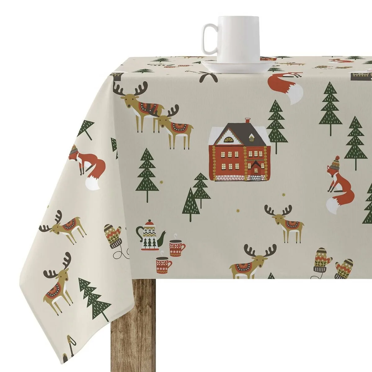 Nappe enduite antitache belum merry christmas multicouleur 300 x 150 cm s980247411. Bienvenue dans l'écosystème Diaytar, où chaque produit a été pensé pour s'intégrer parfaitement dans votre vie moderne