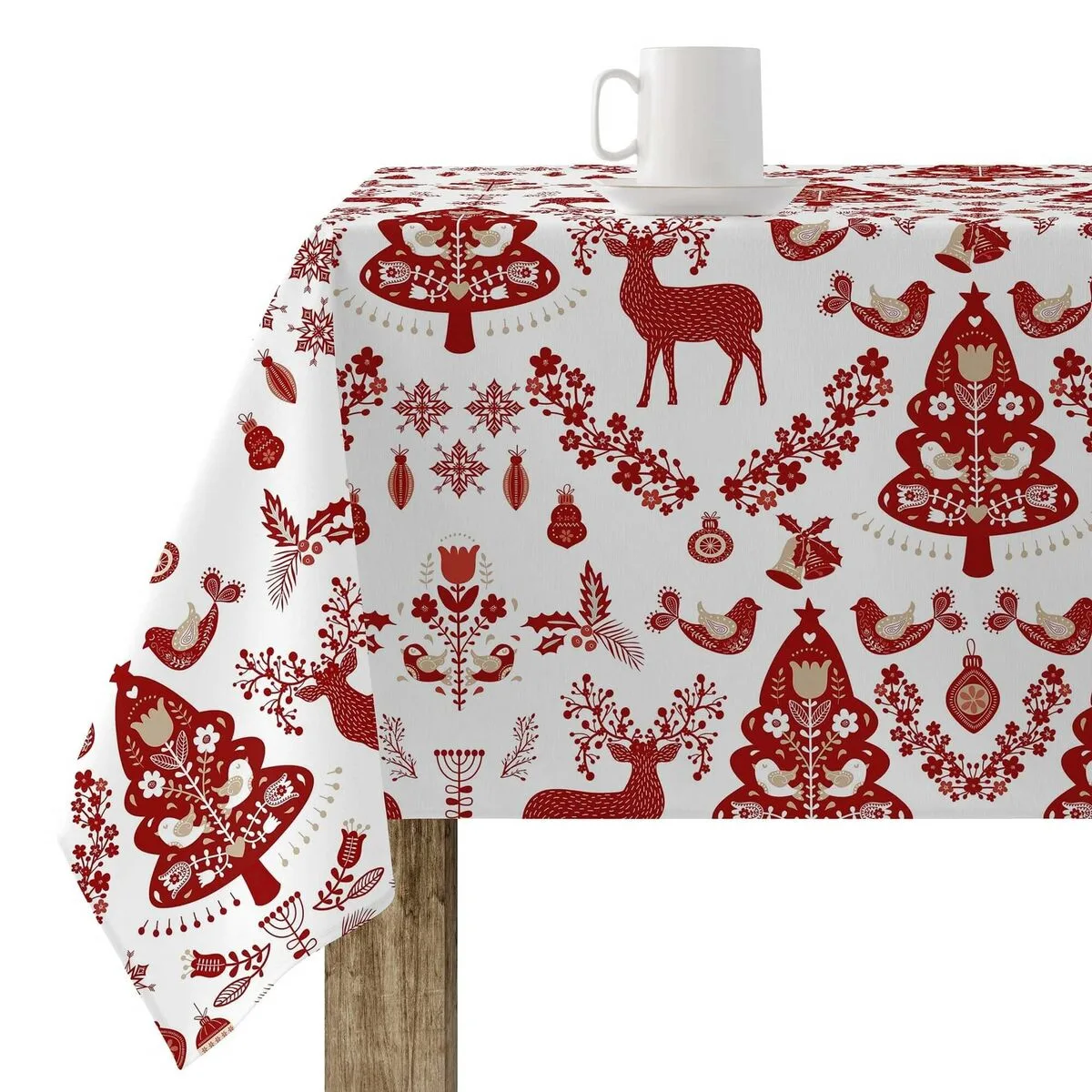 Nappe enduite antitache belum merry christmas multicouleur 300 x 150 cm s980248423. Révélez votre style avec la collection capsule Diaytar, limitée et exclusive.