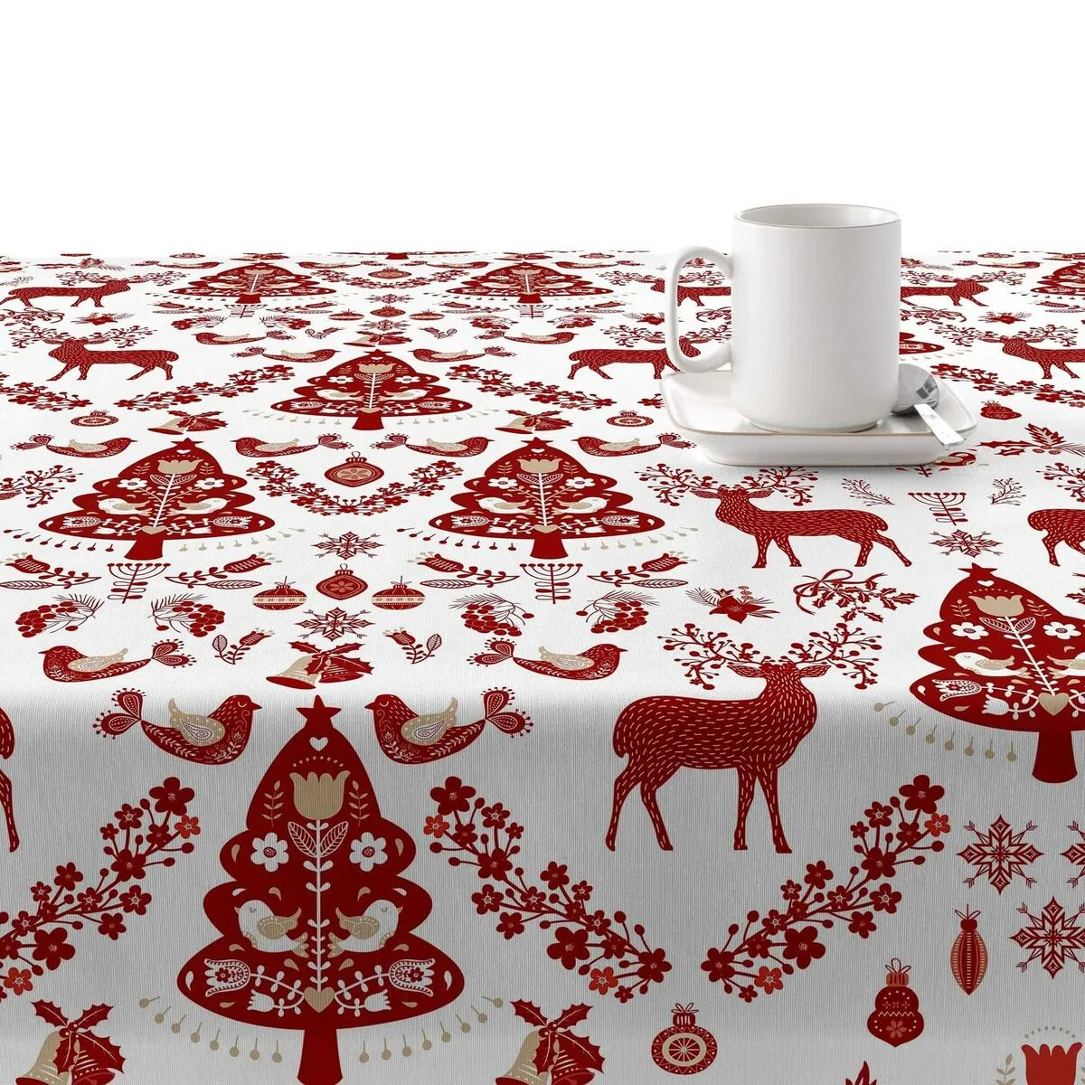 Nappe enduite antitache belum merry christmas multicouleur 300 x 150 cm s980248490. La mode selon Diaytar : audacieuse, accessible et toujours dans l'air du temps.