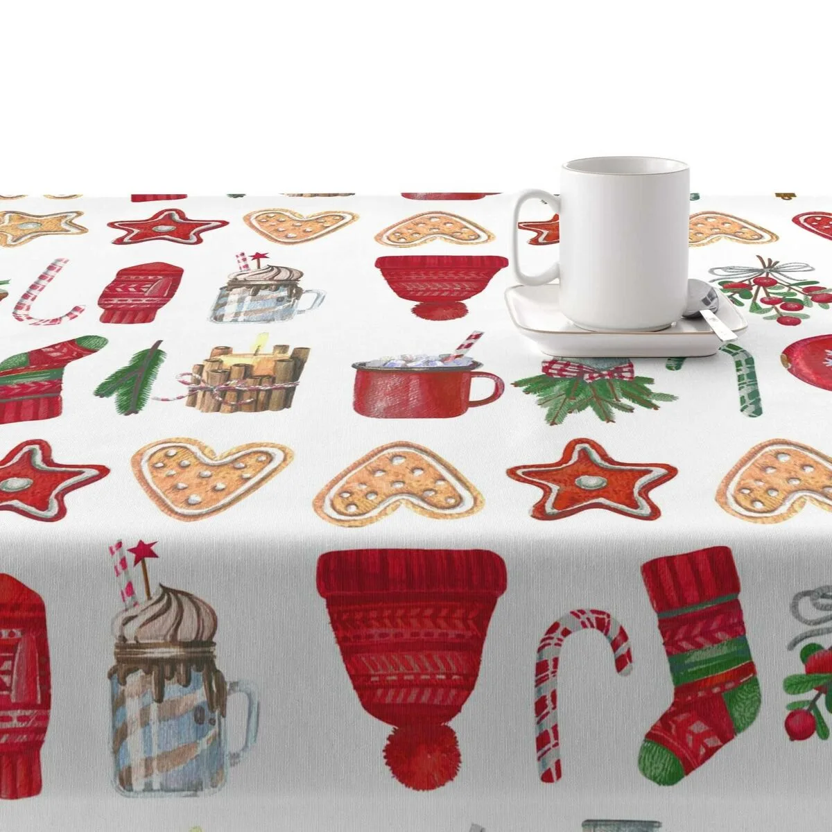 Nappe enduite antitache belum merry christmas multicouleur 300 x 150 cm s980265479. Diaytar, c'est le sismographe des tendances : nous captons les vibrations du marché pour vous offrir le meilleur.