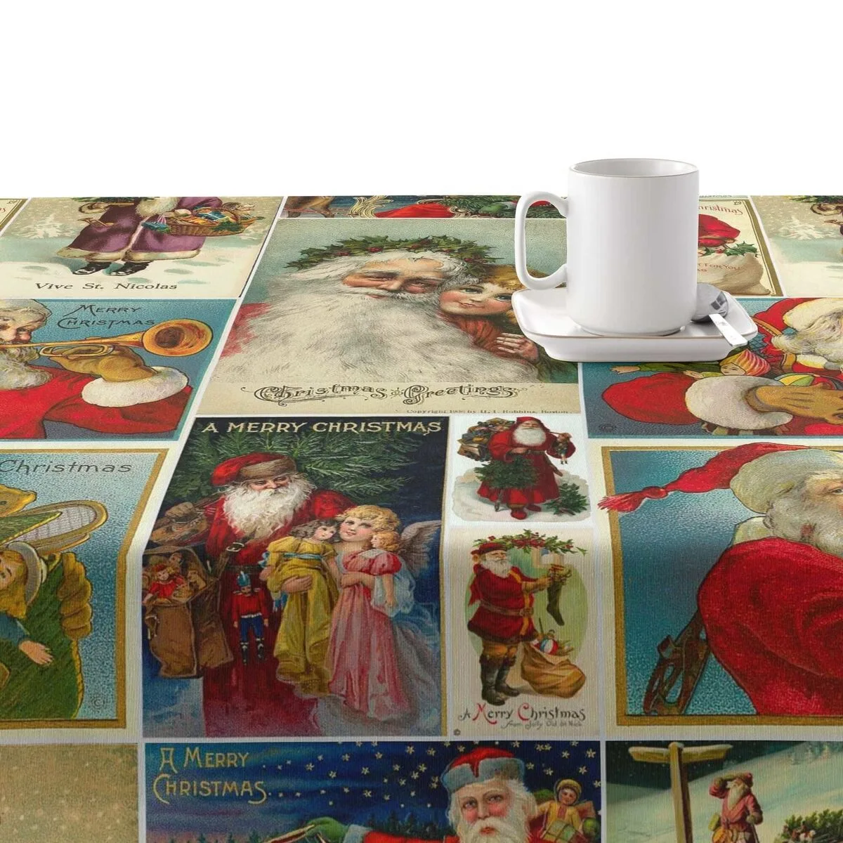 Nappe enduite antitache belum vintage christmas multicouleur 150 x 150 cm s980267684. Diaytar, c'est votre passeport pour un tour du monde des produits les plus inspirants, sans quitter votre canapé.
