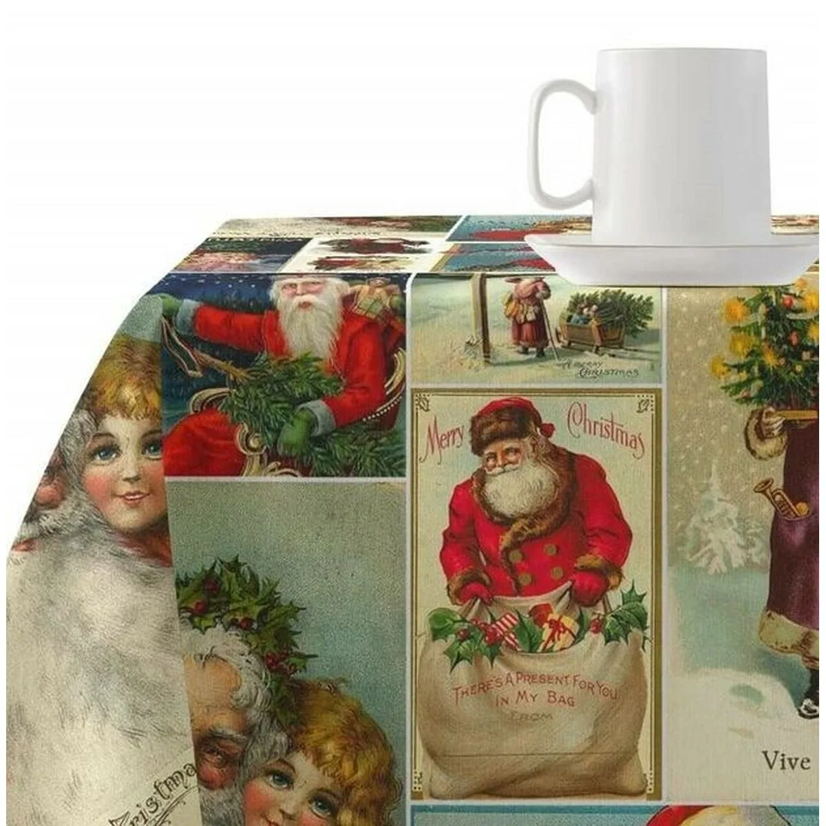 Nappe enduite antitache belum vintage christmas multicouleur 250 x 150 cm s980267323. Notre équipe chez Diaytar est une brigade de passionnés, toujours en chasse pour dénicher la perle rare qui vous fera vibrer.