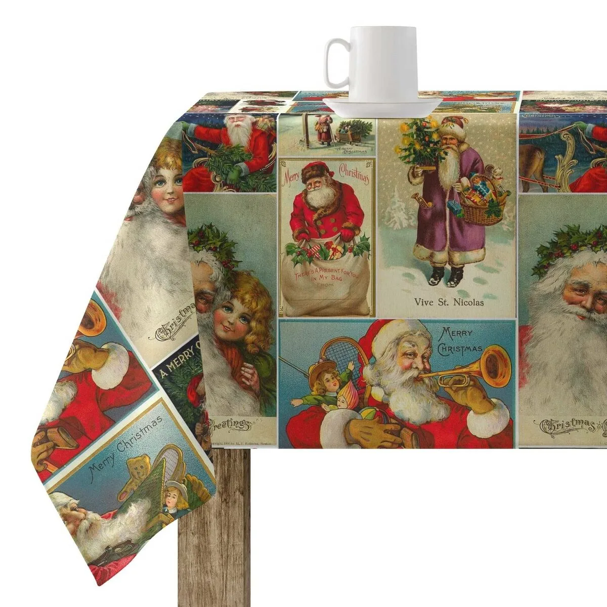 Nappe enduite antitache belum vintage christmas multicouleur 250 x 150 cm s980267871. Diaytar se positionne comme le carrefour des produits innovants, qu'ils relèvent de la tech, de la maison ou du quotidien
