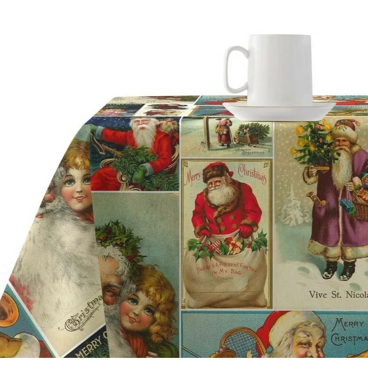Nappe enduite antitache belum vintage christmas multicouleur 300 x 150 cm s980267421. Bienvenue dans le futur du shopping. Diaytar utilise la data pour anticiper vos besoins, mais garde la magie de la surprise.