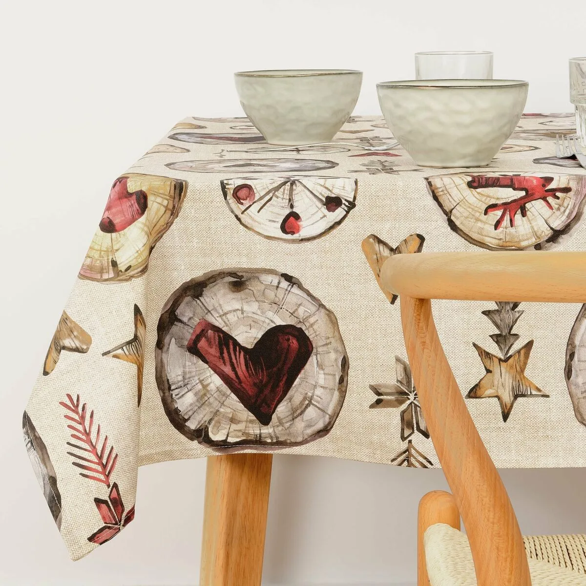 Nappe enduite antitache belum wooden christmas multicouleur 200 x 150 cm s980279766. Diaytar s'engage : derrière chaque produit se cache une promesse de qualité, de durabilité et de satisfaction.