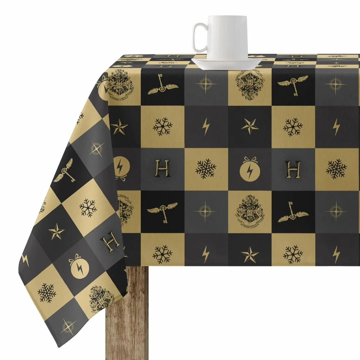 Nappe enduite antitache harry potter hogwarts christmas multicouleur 200 x 150 cm s980234275. Diaytar, c'est l'assurance de produits qui durent, tant dans leur construction que dans leur style intemporel.
