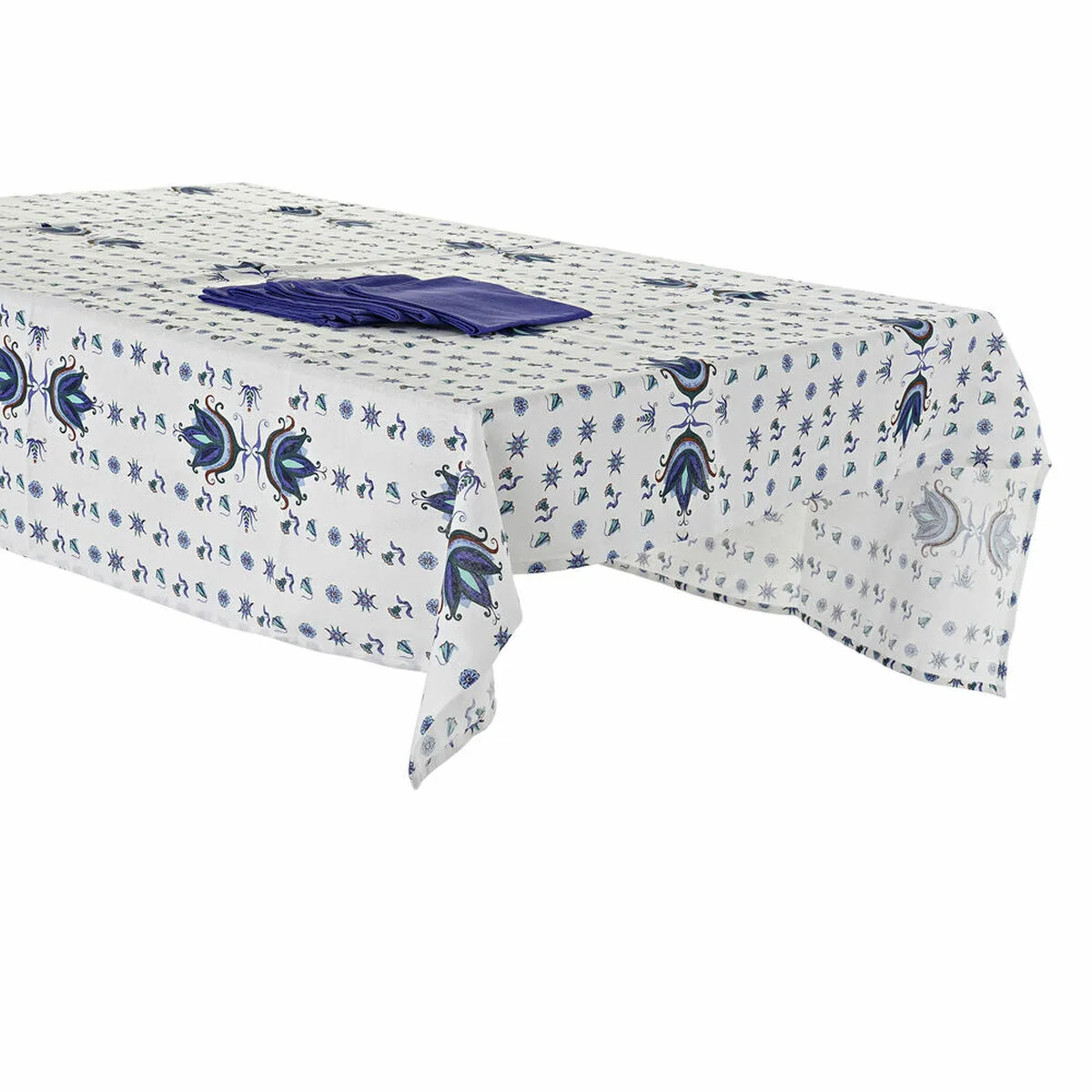 Nappe et serviettes de table dkd home decor bleu blanc 150 x 150 x 0 5 cm 2 unites s302592779. Nous sommes fiers de vous présenter Diaytar, une plateforme où l'amour du produit général et tendance est roi