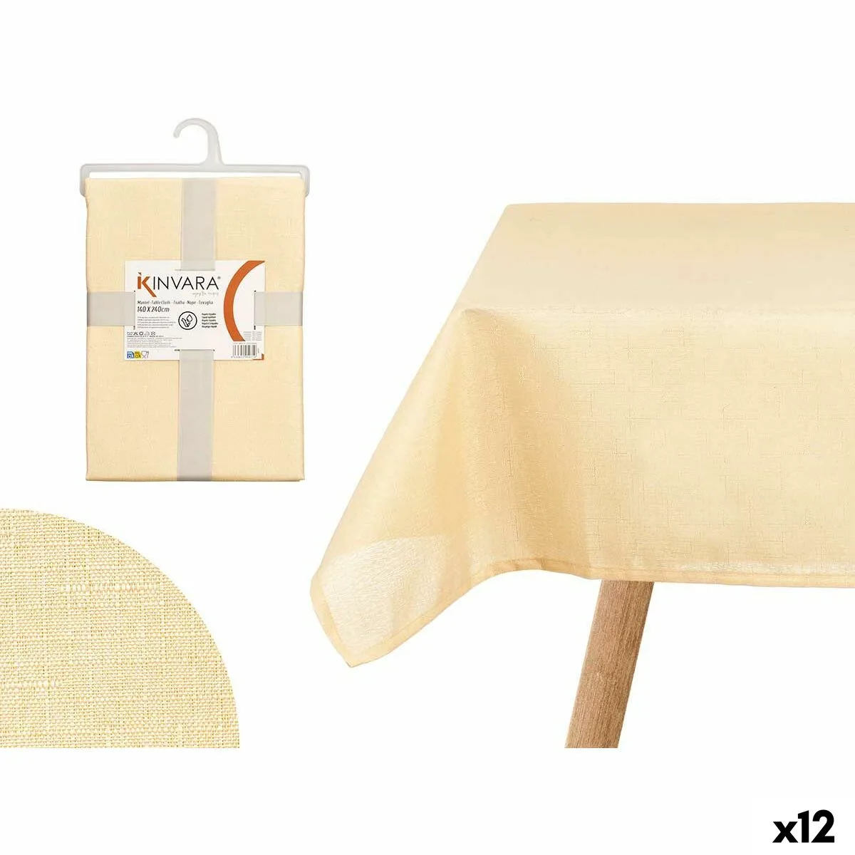 Nappe kinvara nm40215 c5 3 beige 140 x 240 cm 12 unites s363283446. Votre vie, simplifiée et stylisée par Diaytar et sa collection de produits essentiels et innovants