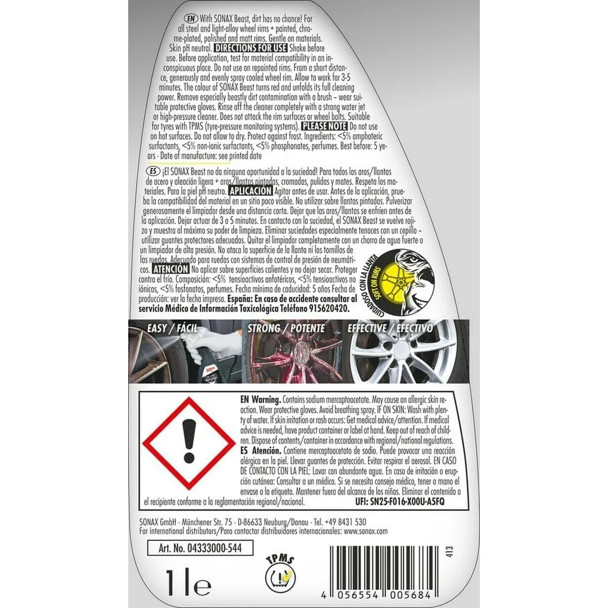 Nettoyeur de pneus sonax beast 1 l s3711713131. Avec Diaytar, faites le plein d'idées et de produits ingénieux pour toutes les pièces de votre maison et tous les aspects de votre vie