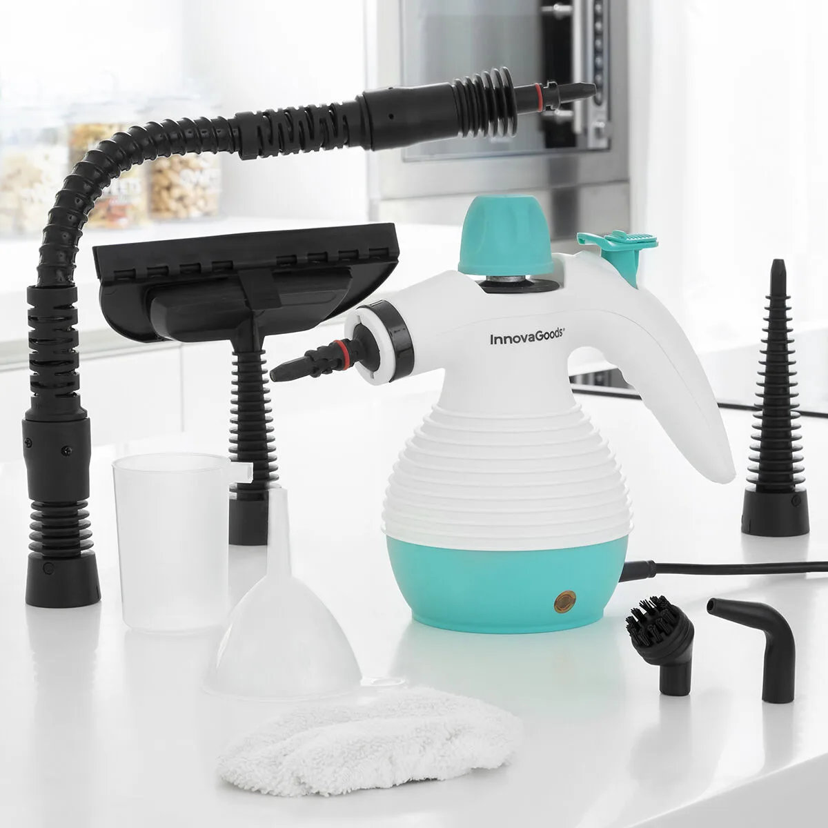 Nettoyeur vapeur a main 9 en 1 avec accessoires steany innovagoods 0 35 l 3 bar 1000w v010313297. Notre philosophie : le produit parfait n'existe pas. C'est pourquoi Diaytar en propose des milliers, pour que vous le créiez.