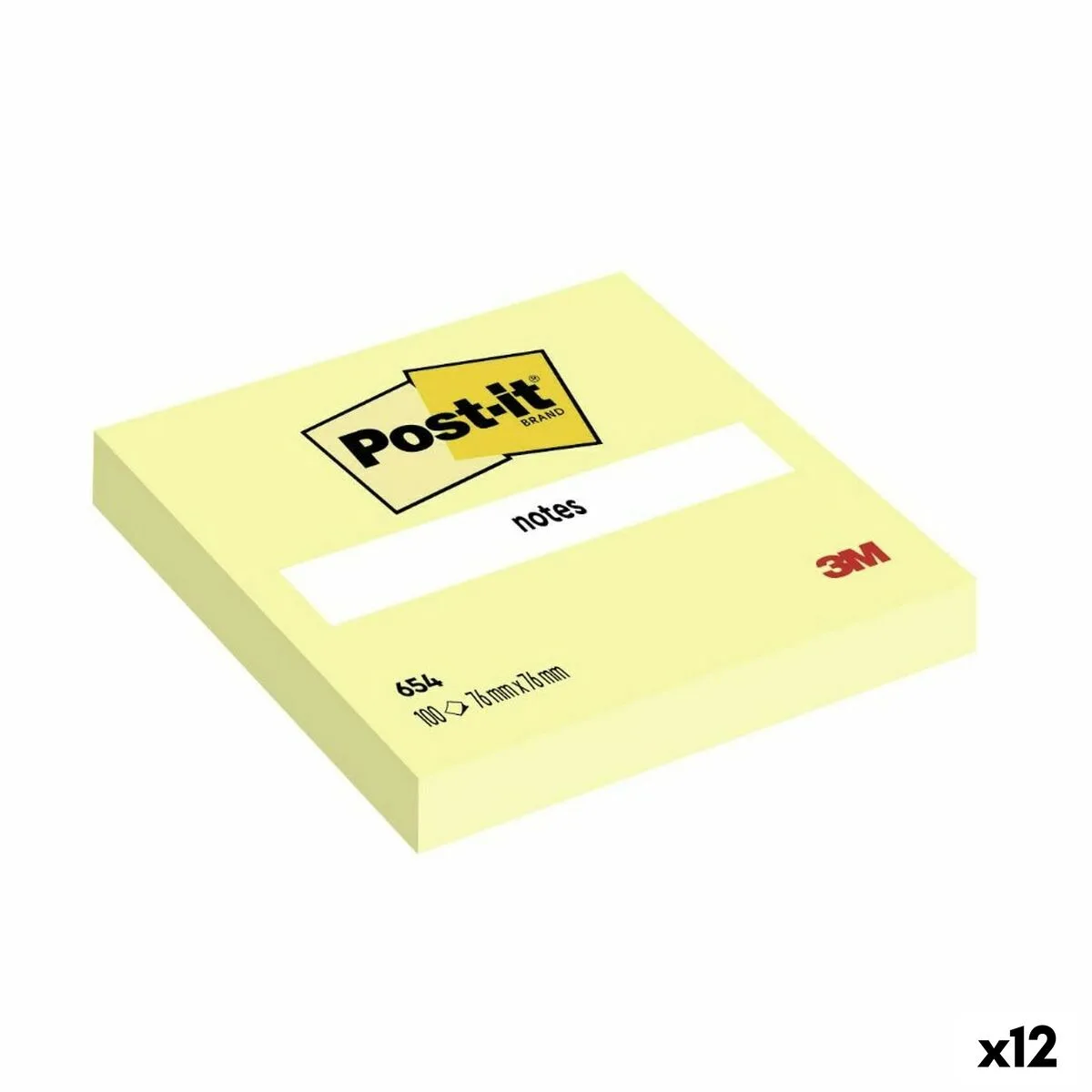Notes adhesives post it 654 jaune 76 x 76 mm 12 unites s843144196. Diaytar a fait de la variété son arme secrète : une offre généraliste si vaste que vous y trouverez forcément l'inimaginable