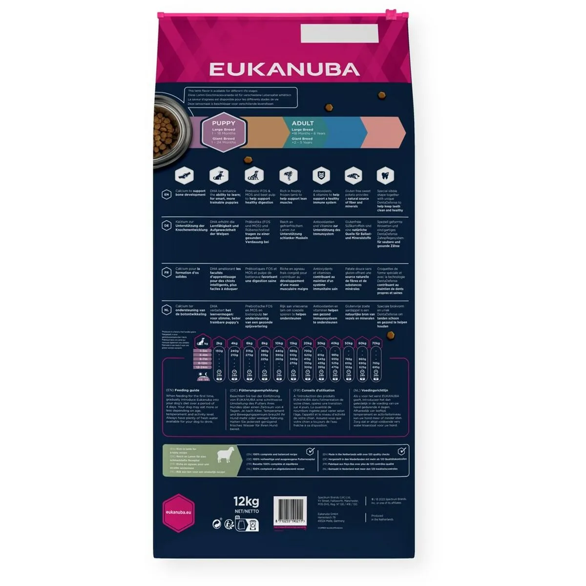 Nourriture eukanuba grain free puppy large giant lamb agneau 12 kg s9109915487. Pour un shopping sans contrainte et plein de bonnes surprises, Diaytar est la destination ultime des produits généralistes