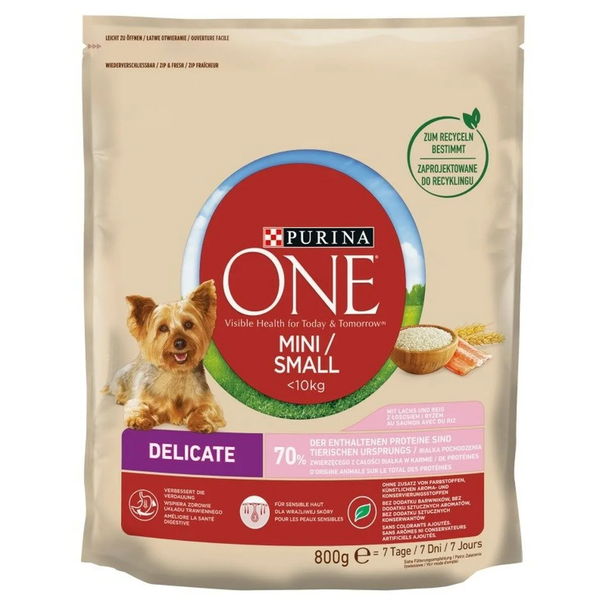 Nourriture purina one mini small sensitive adulte saumon poisson 800 g s911109224. Prêt à upgrade votre vie ? Diaytar dégaine une arsenal de produits pour passer au niveau supérieur.