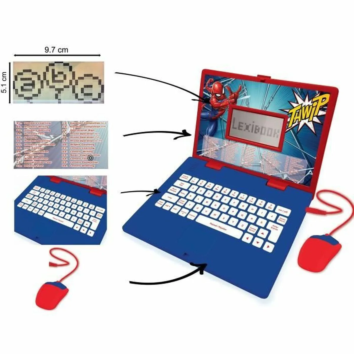 Ordinateur portable lexibook spider man fr en anglais s715606777. Bienvenue chez Diaytar, où nous croyons que le meilleur produit est celui qui vous trouve, et non l'inverse.