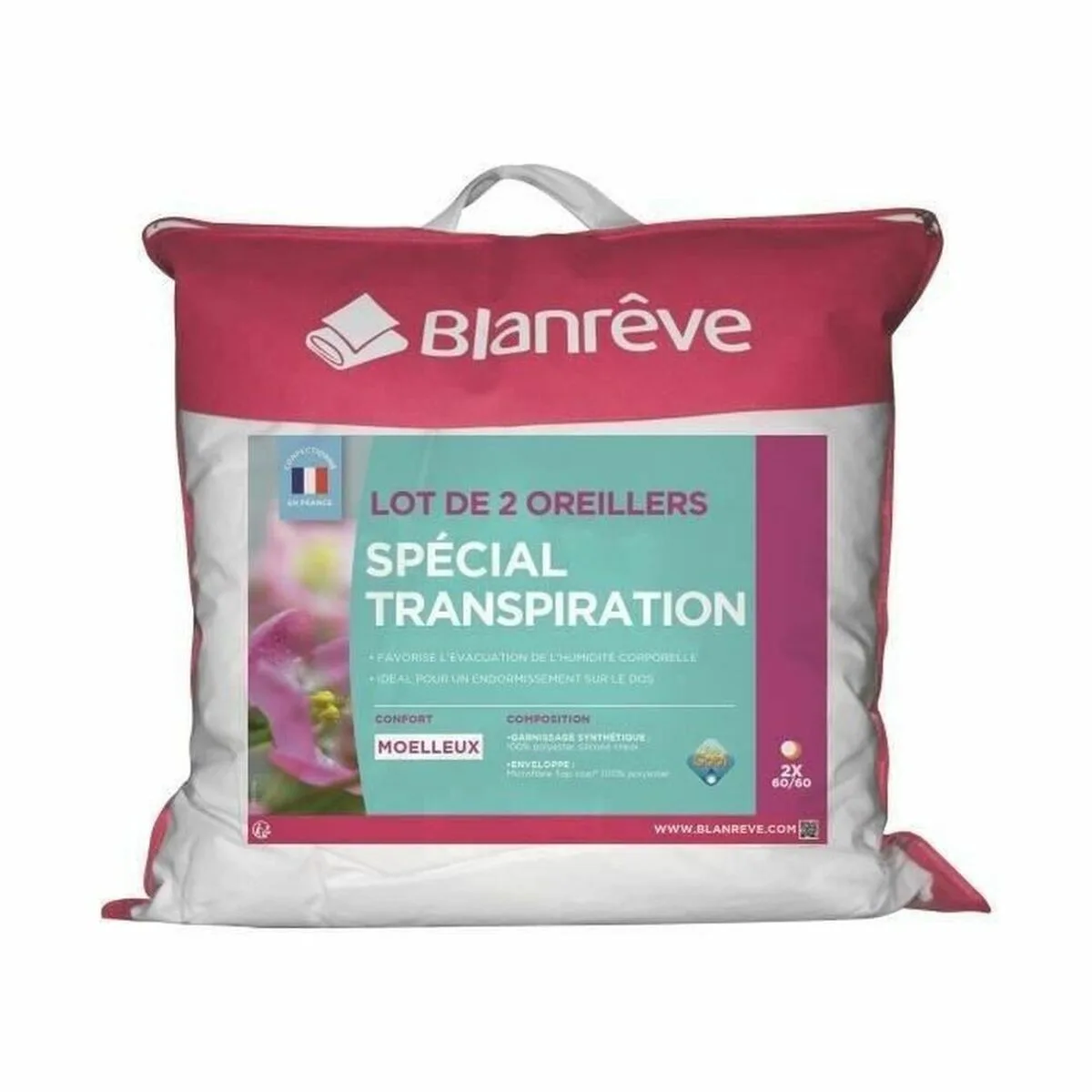 Oreiller blanreve blanc 60 x 60 cm 2 unites s710529555. Diaytar, c'est le livre dont vous êtes le héros. Chaque produit que vous choisissez est un chapitre de votre histoire.