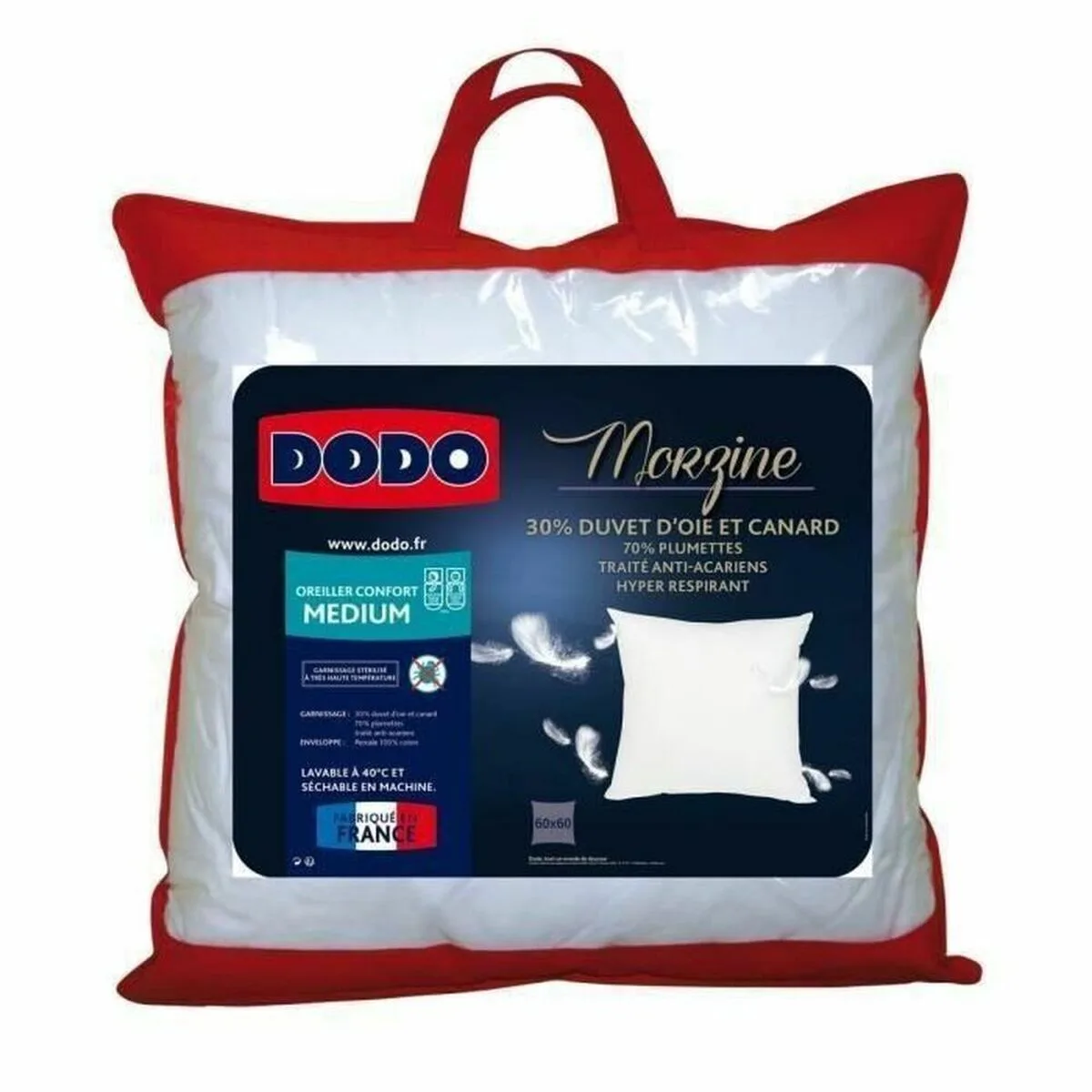 Oreiller dodo blanc 65 x 65 cm s710530378. Bienvenue dans la famille Diaytar. Ici, on ne parle pas de clients, mais de co-créateurs d'un quotidien meilleur.
