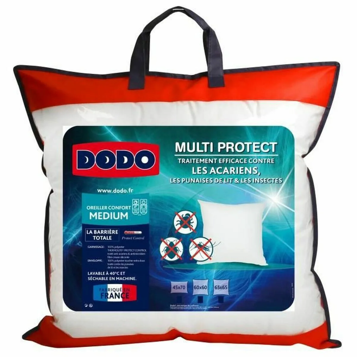 Oreiller dodo multiprotect 65 x 65 cm s715173510. Diaytar capitalise sur la diversité : notre force est de vous offrir un choix immense sans jamais sacrifier la qualité