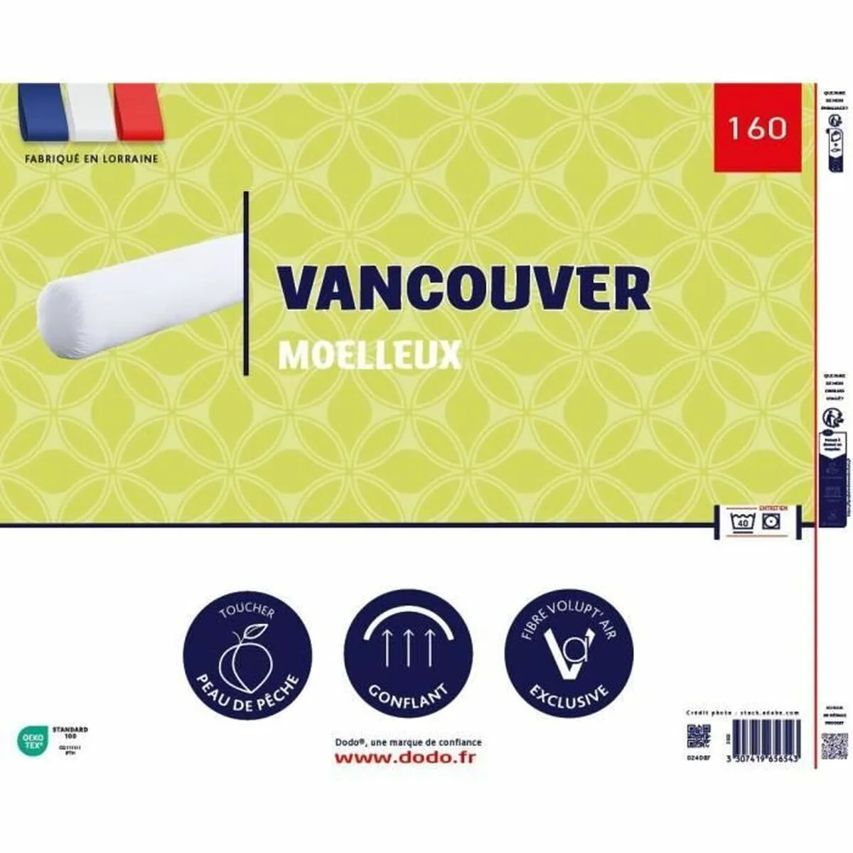 Oreiller dodo vancouver blanc 160 cm s719208368. Notre philosophie : le produit parfait n'existe pas. C'est pourquoi Diaytar en propose des milliers, pour que vous le créiez.