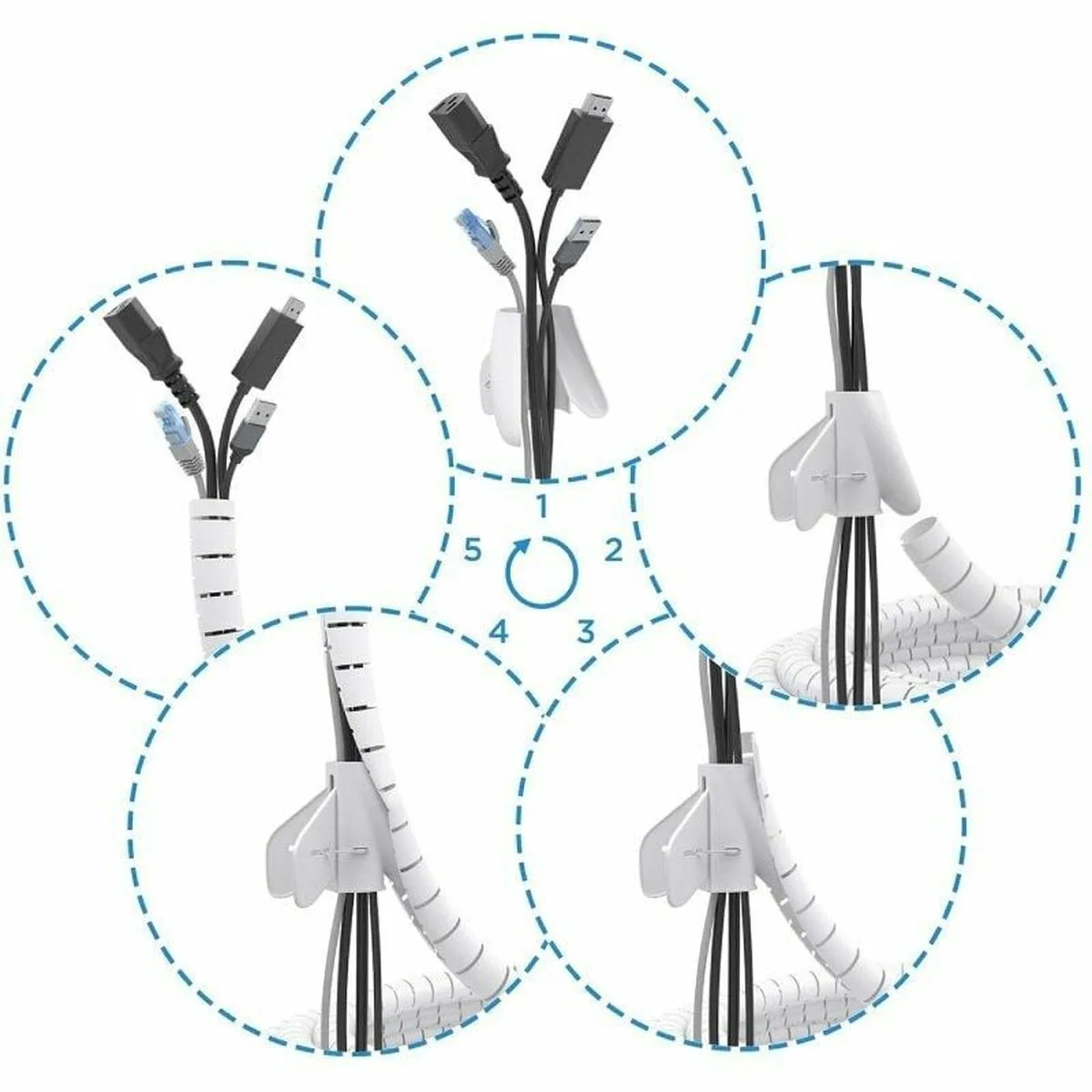 Organisateur de cables aisens a151 0919 blanc s991657354. Explorez Diaytar et laissez-vous surprendre par notre diversité de produits.