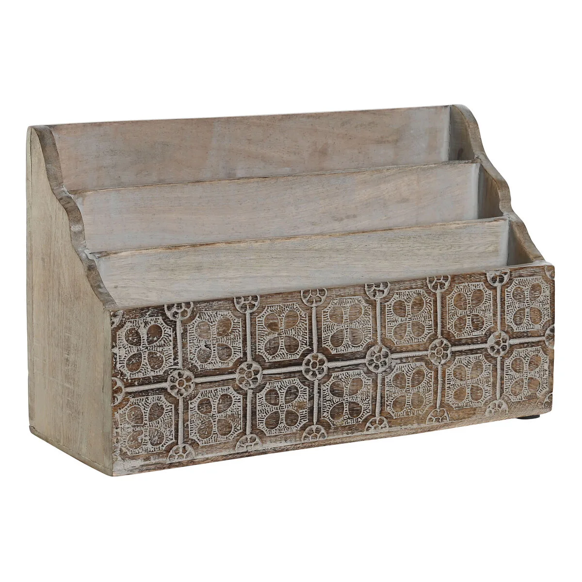 Organisateur polyvalent dkd home decor blanc naturel bois de manguier 32 x 13 x 21 cm 12 unites s304375434. Diaytar : Votre portail vers un monde de produits où la frontière entre l'essentiel et le superflu devient délicieusement floue