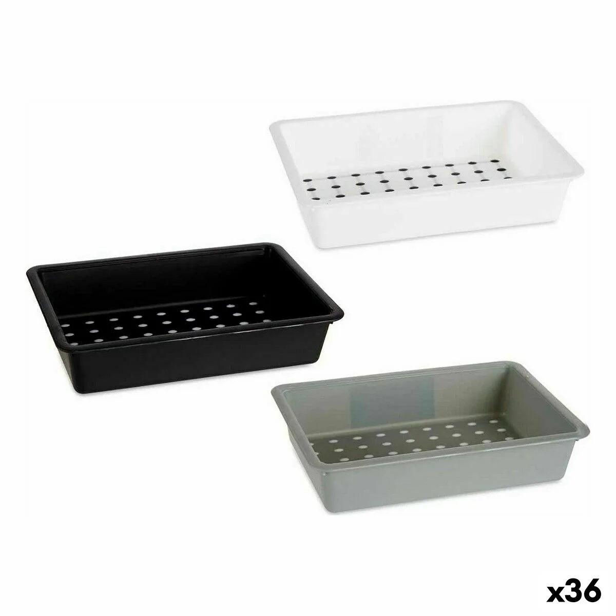 Organiseur de tiroirs kinvara cn18799 blanc noir polypropylene 16 x 5 x 24 cm 36 unites s362349742. Diaytar, c'est le hub où se connectent les créateurs de produits géniaux et les clients qui les attendaient sans le savoir.