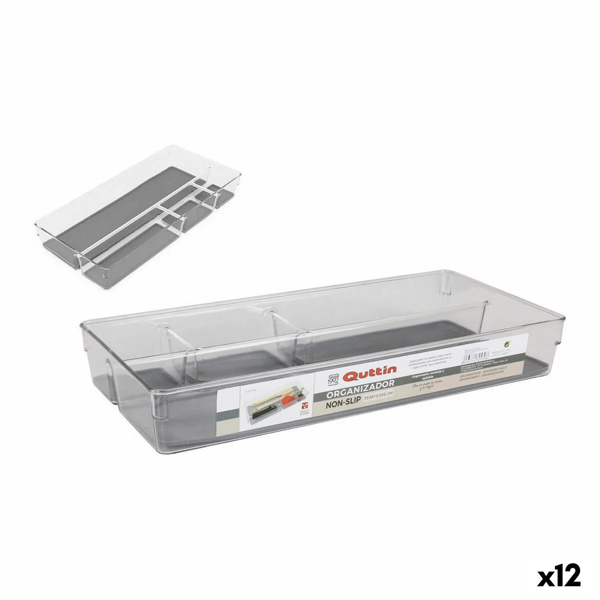 Organiseur de tiroirs quttin non slip 39 8 x 18 5 x 6 cm 12 unites s222992341. La boutique en ligne Diaytar, un terrain de jeu infini pour tous ceux qui aiment découvrir des produits utiles et beaux